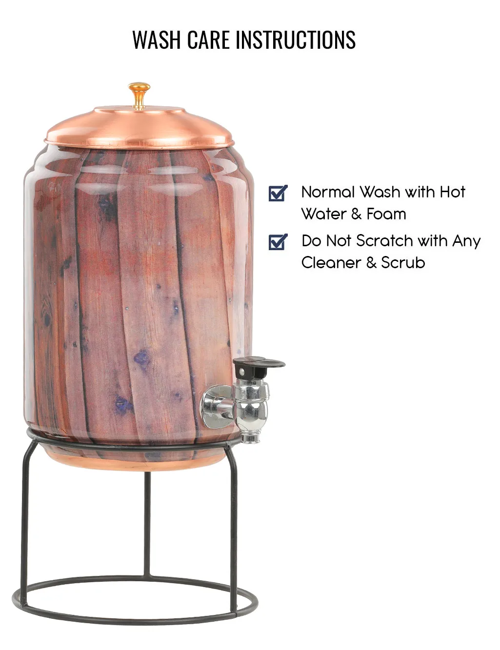 Hot selling Stand Copper Water Dispenser Enamel Printed Wholesale Product water healthy dispenser for good health