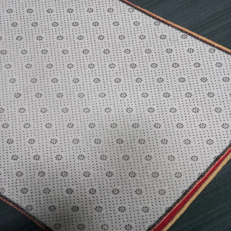 High quality polyester oxford anti sli p grips coating dots non-slip fabric for anti-slip mat mattress best seller
