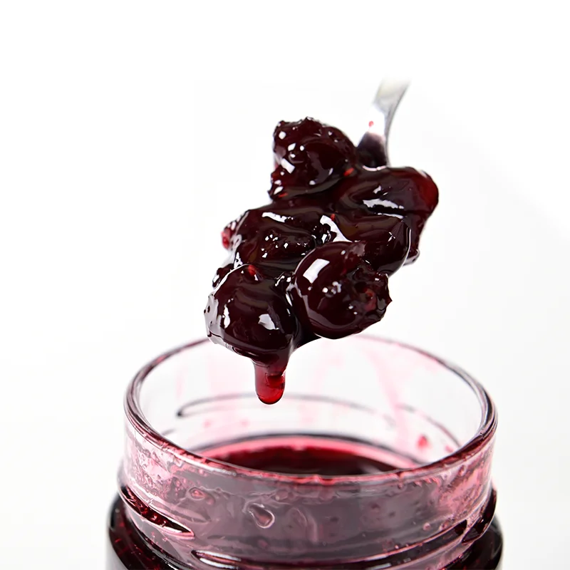 Tart Cherry Jam Fruit Preserves Organic Natural Gourmet Level No Sugar Fresh Jams Best Selling Grade Pure Healthy