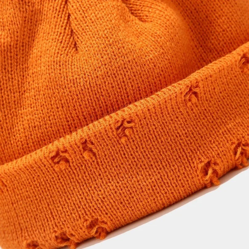 Premium Quality Custom logo Knit Winter Hat Keep Warm Unisex Couple Knitted Beanie Hat with custom logo Streetwear Comfort Fit