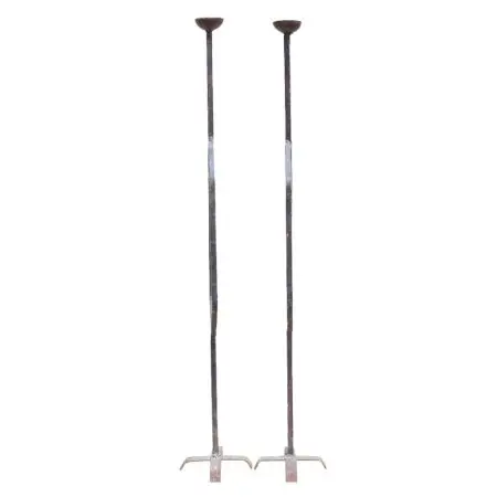 Metal Antique Wrought Iron Candle Stands Floor Standing In Pair Table Top Candle Lanterns For Lighting Home Decoration SND-46