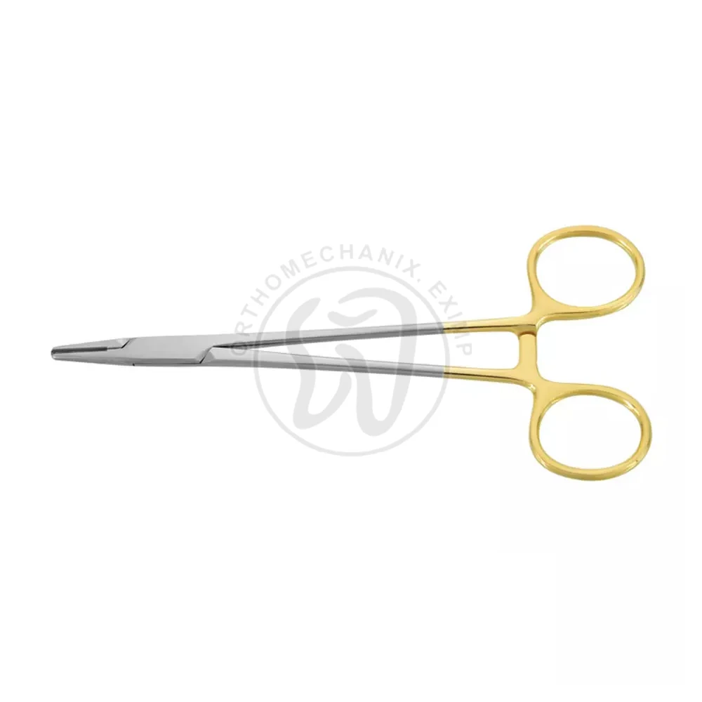 Reusable Suture Wire Twister Needle Holder 18 cm Gold Carbide TC Tip Plated Surgical Instruments Stainless steel