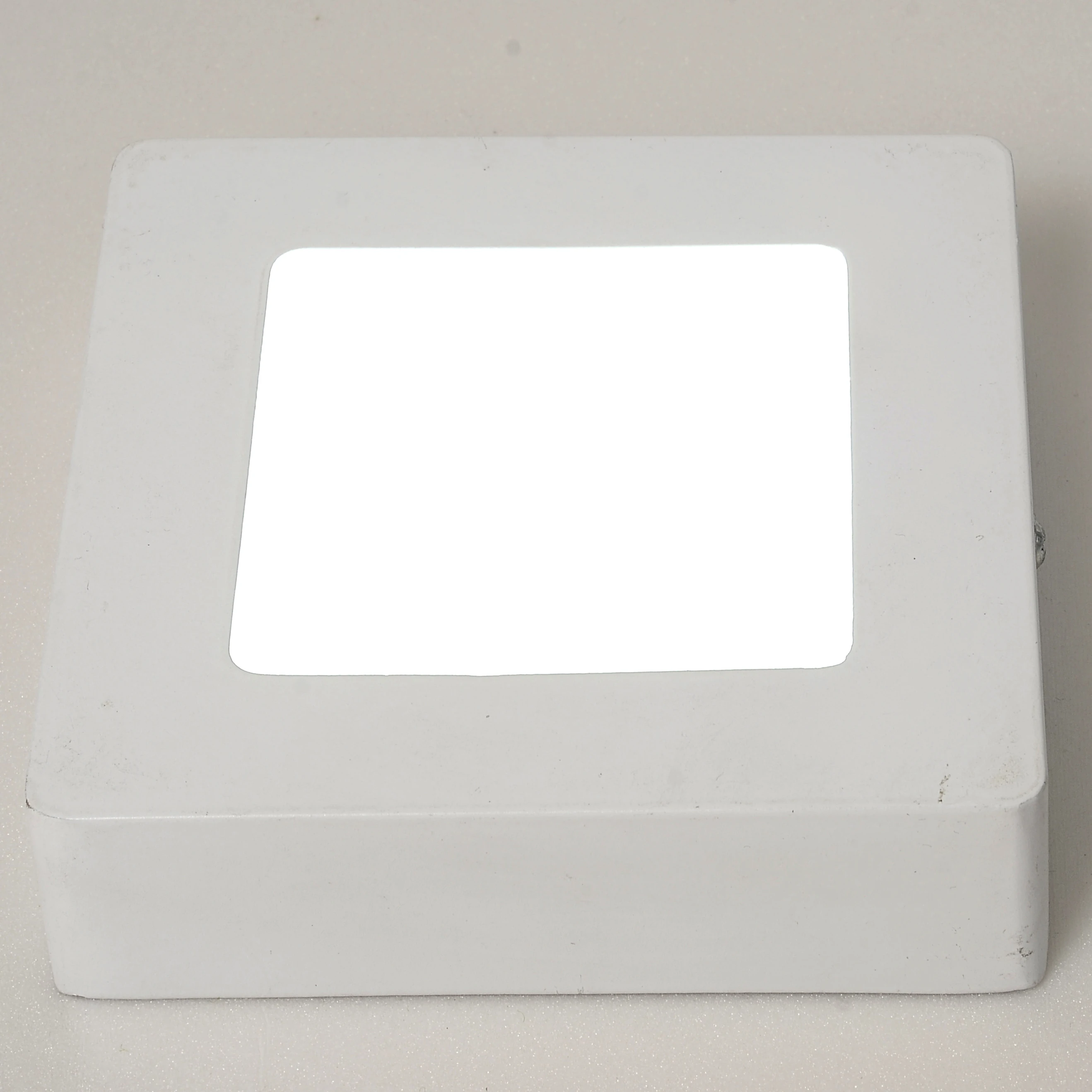Best Seller Cheap Personalized Led Panel Light Frameless 12W Surface Mounted Square Silver Panel Light