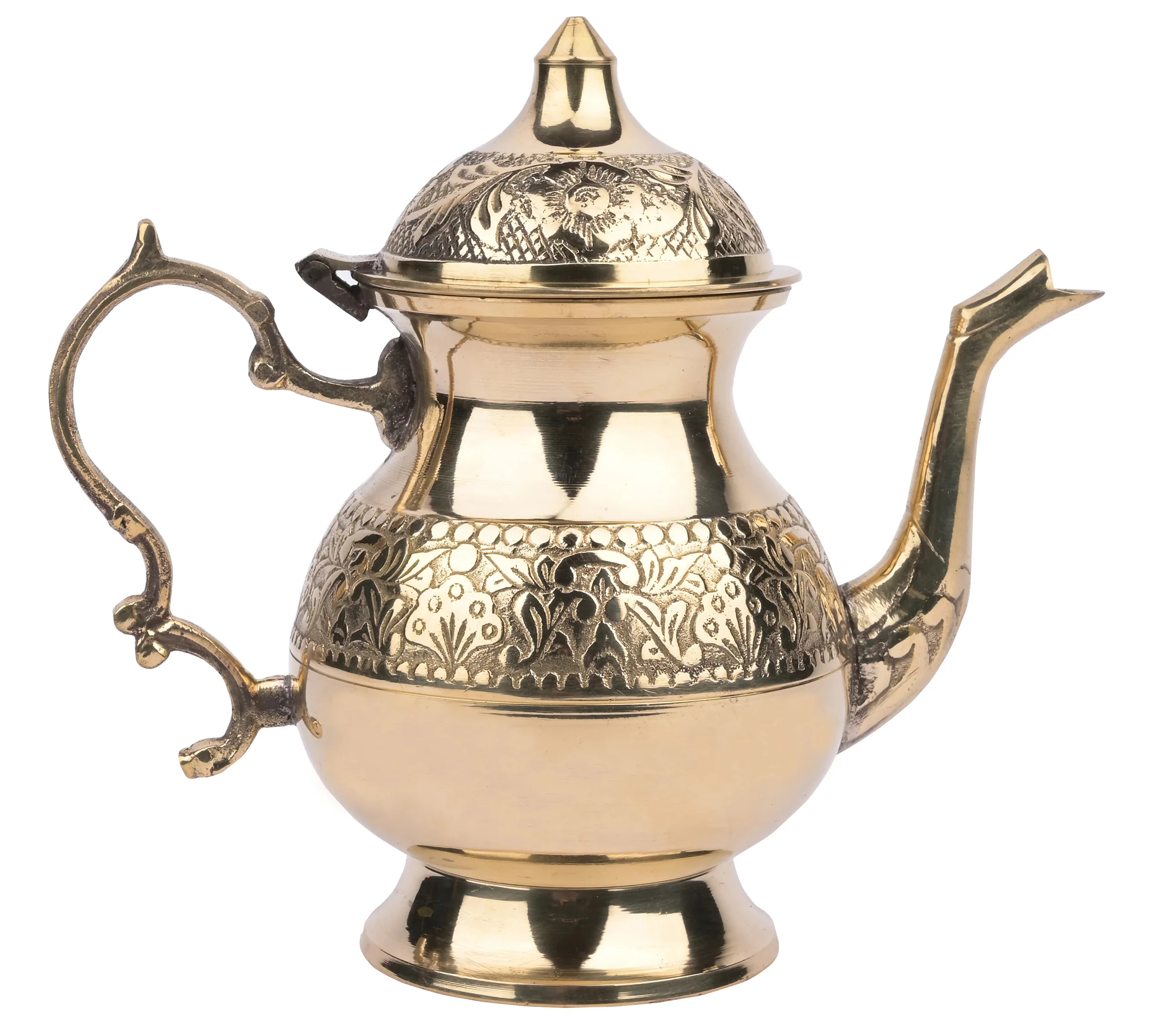 Чайник высокого качества из латуни с крышкой