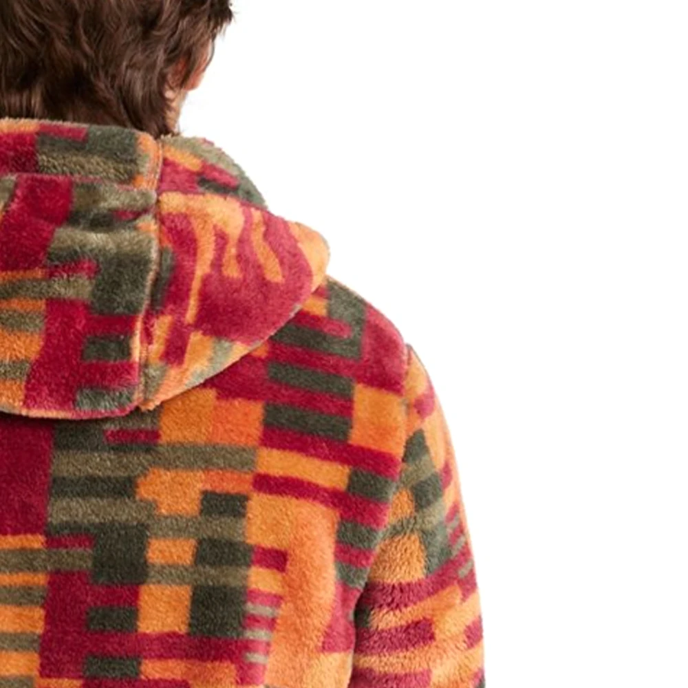 Blank Plain Oversized Professional Design Sherpa Fleece Hoodies / Top Quality Quick Dry Breathable Men Sherpa Fleece Hoodies