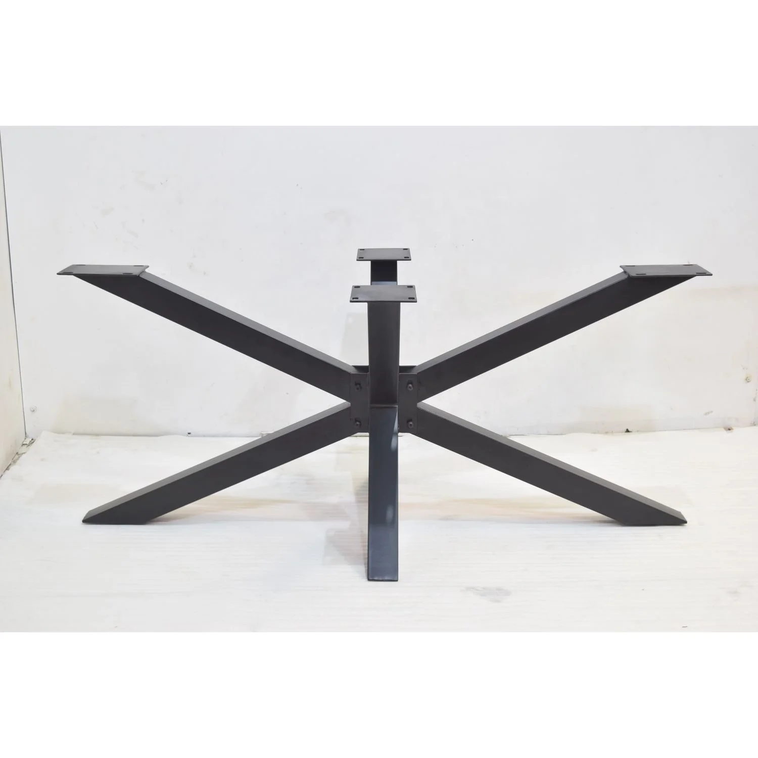 Wrought Iron Thin Size Industrial Modern Urban Loft Spider Dining Table Leg