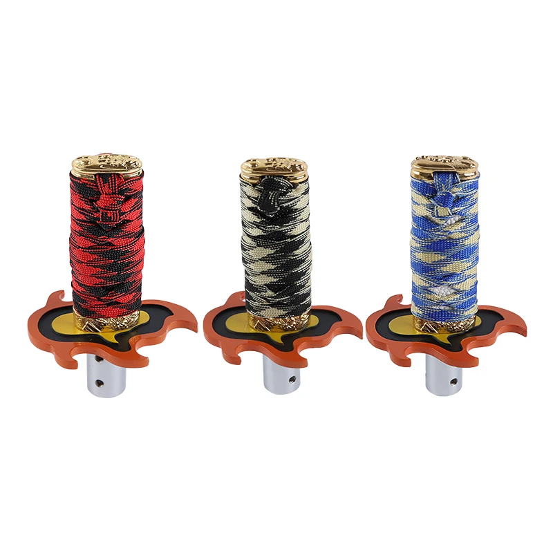 Katana Shirt Knob Universal Sword Manual Automatic Car Shifter Handle interior Replacement Parts with Adapters 15cm