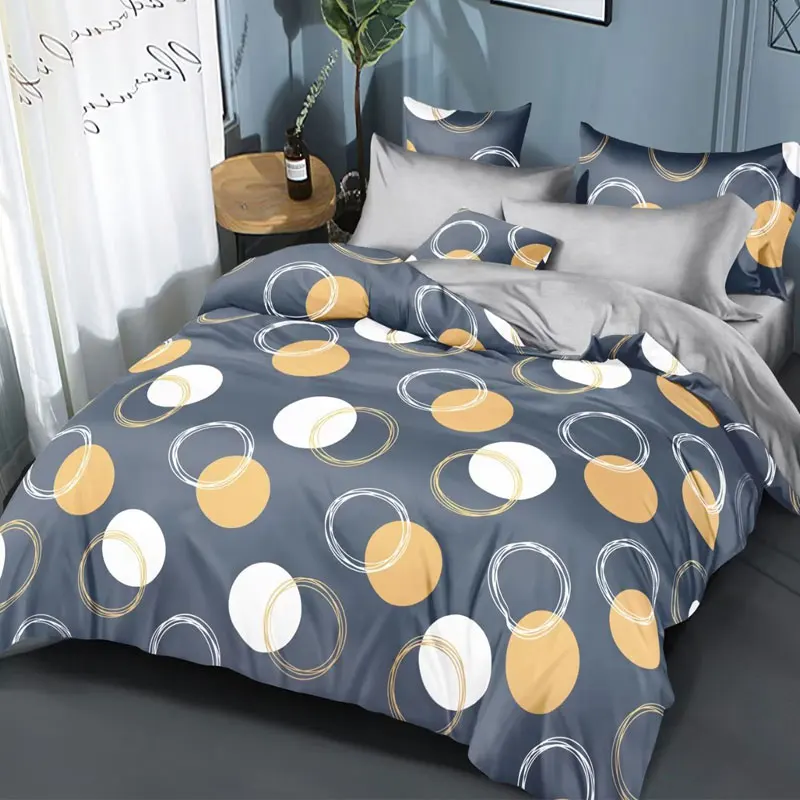 Low Priced Factory 100% Cotton Printed Bedding Set Bed Sheets And Down Duvet Covers French Fabric Bed Sheets