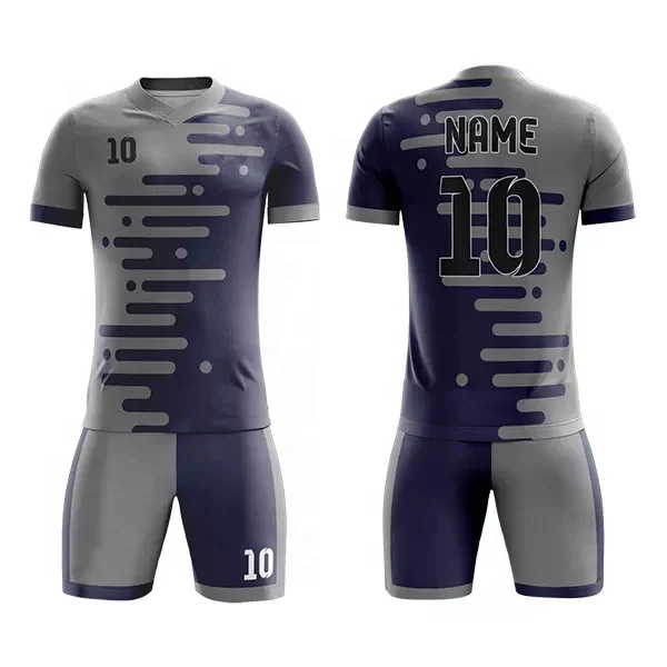2022/23 new season wholesale thailand breathable t shirt short soccer uniform set kids jerseys football for children