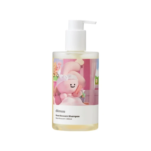 [BEAUTEM] DIIMUU Rose Blossom Shampoo Natural Moisturizing Hair Care for Strength & Growth Hair Repair Strengthen, Nourish hair