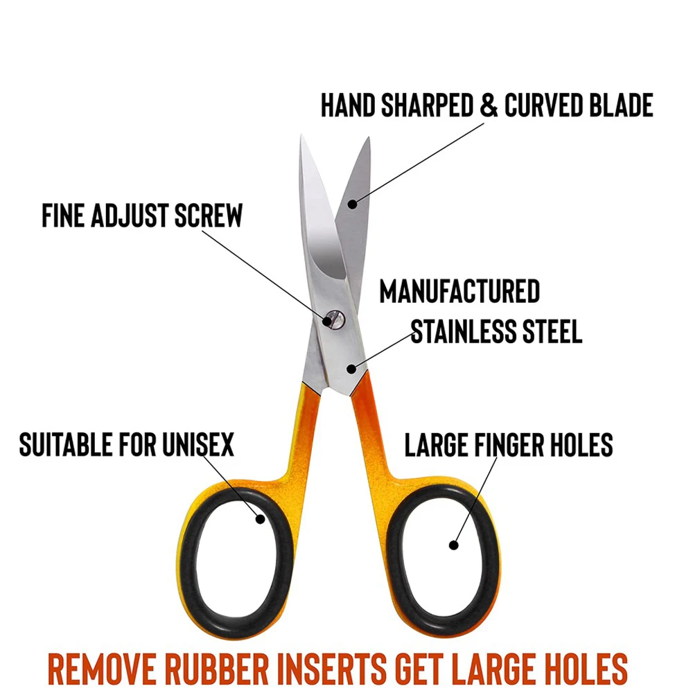 Nail Cuticle Scissors Dead Skin Remover Nail Scissors Professional Cuticle Extra Strong Manicure Scissors