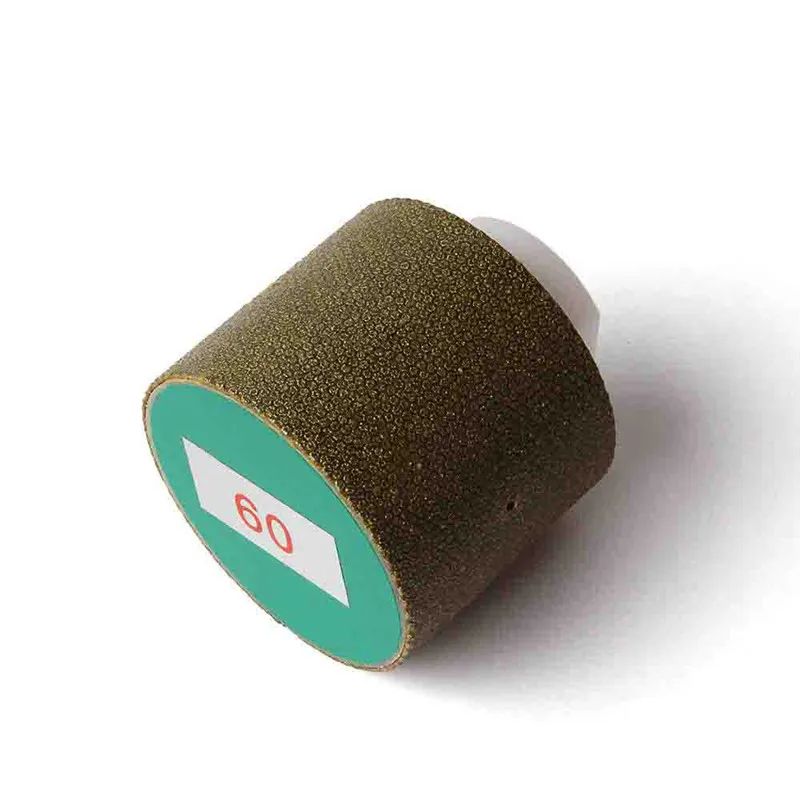 Electroplated drum grinding and polishing wheels