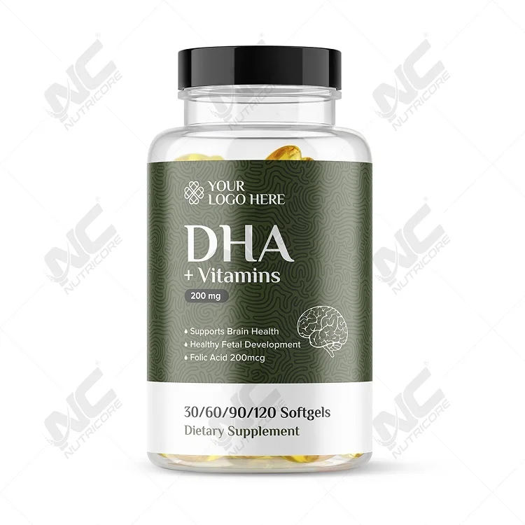 Superior Quality Hot Selling Healthcare Supplements Softgels Dietary Supplement DHA + Vitamins Softgel from India