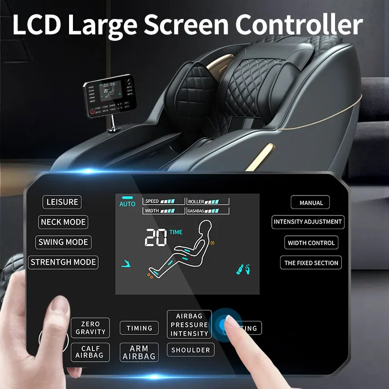 Wholesale Shiatsu Touch Screen Hydro Recliner Electrical Foot Chair Massager Spa Luxury Zero Gravity 4D Full Body Massage Chair