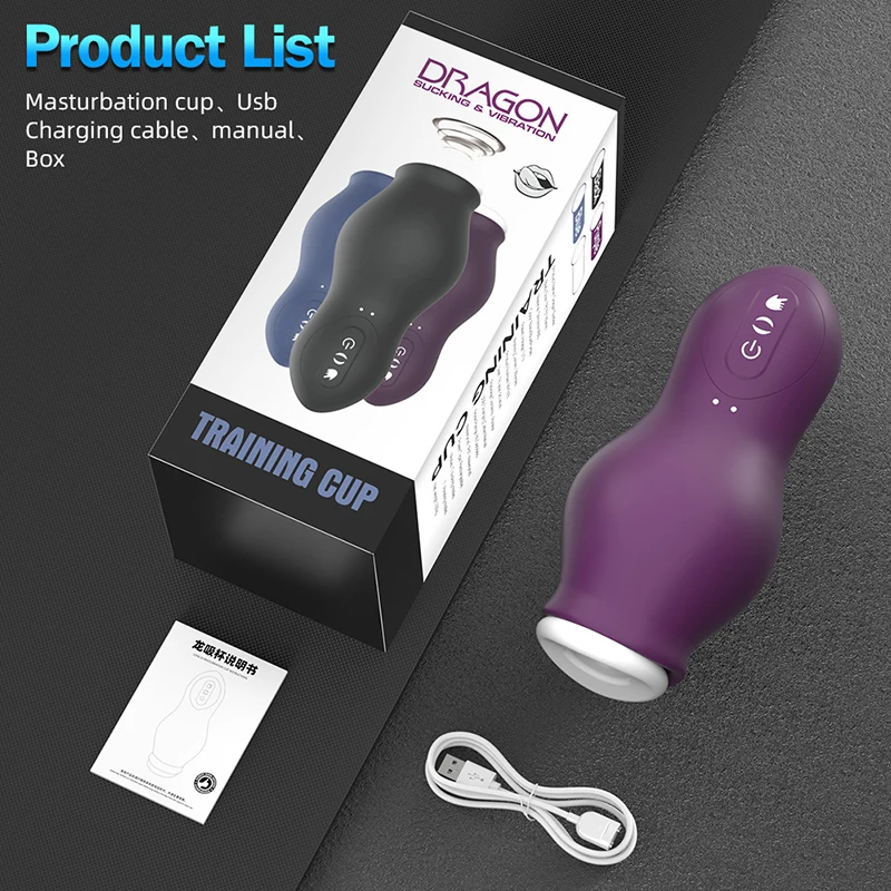 New Desgin Automatic Male Masturbator Cup Glans Massager Stroker Vagina Dildo Delay Lasting Trainer Sex Toy for Men s Fo