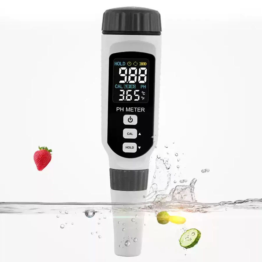 Smart Sensor PH828 pH Pen Tester Acidity Meter Fish Tank Water Quality Detector Industrial