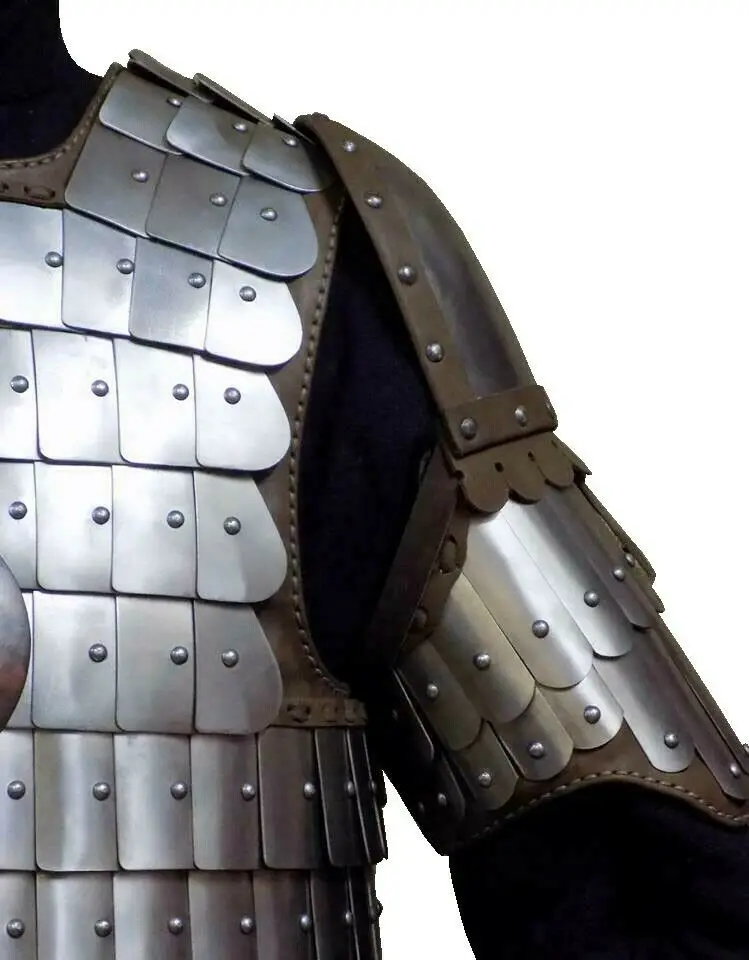 Medieval Knight Breastplate Scale Armor Steel Lamellar Armour