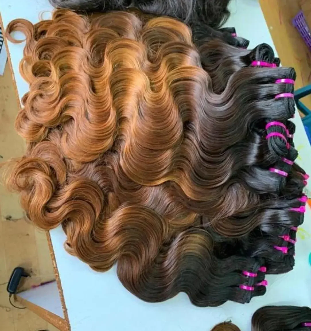 Export Quality Unprocessed Raw Cuticle Aligned Chinese Girl Braids Single Donor Virgin Natural Real Human Hair Supplier