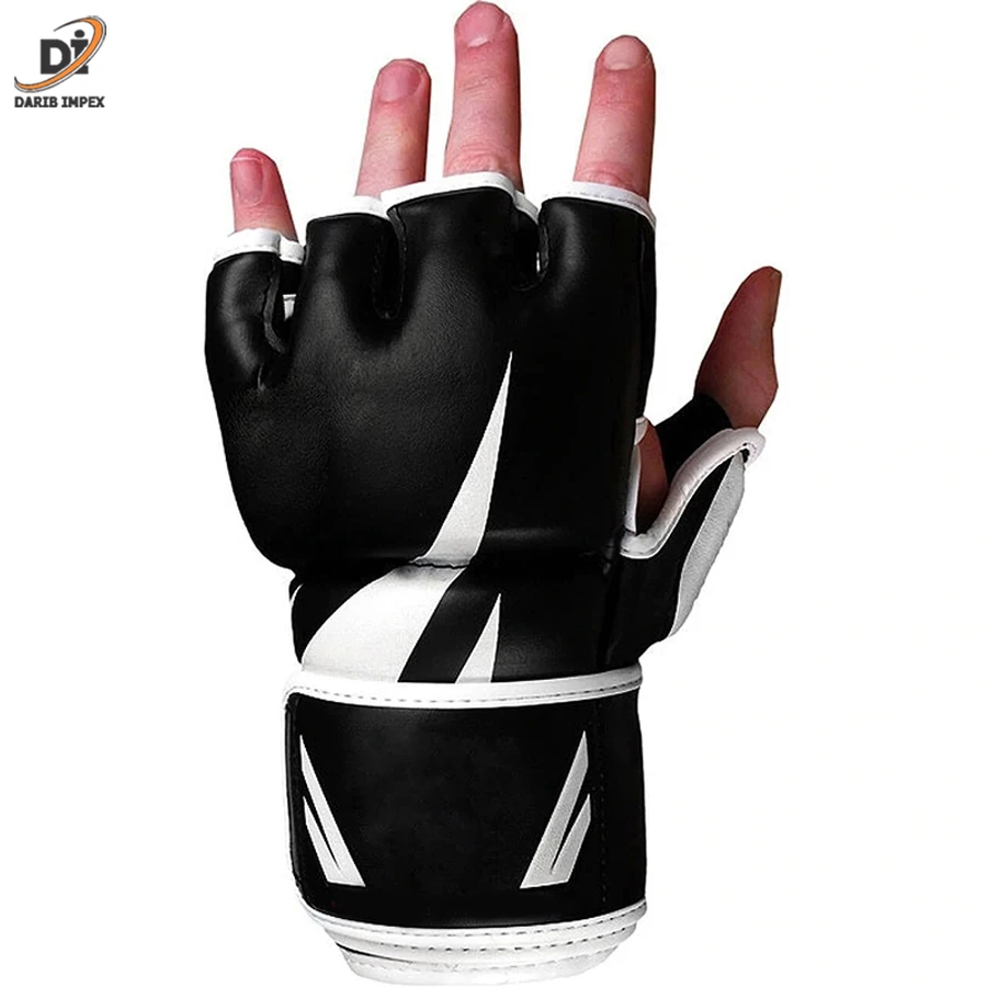 Factory Made Leather MMA Gloves Wholesale Price New Design Leather Custom Logo MMA Gloves