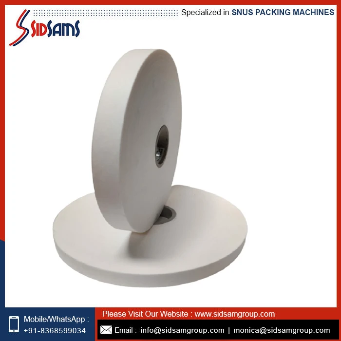 Новая Высококачественная упаковочная фильтровальная бумага Snus для использования в упаковочной машине