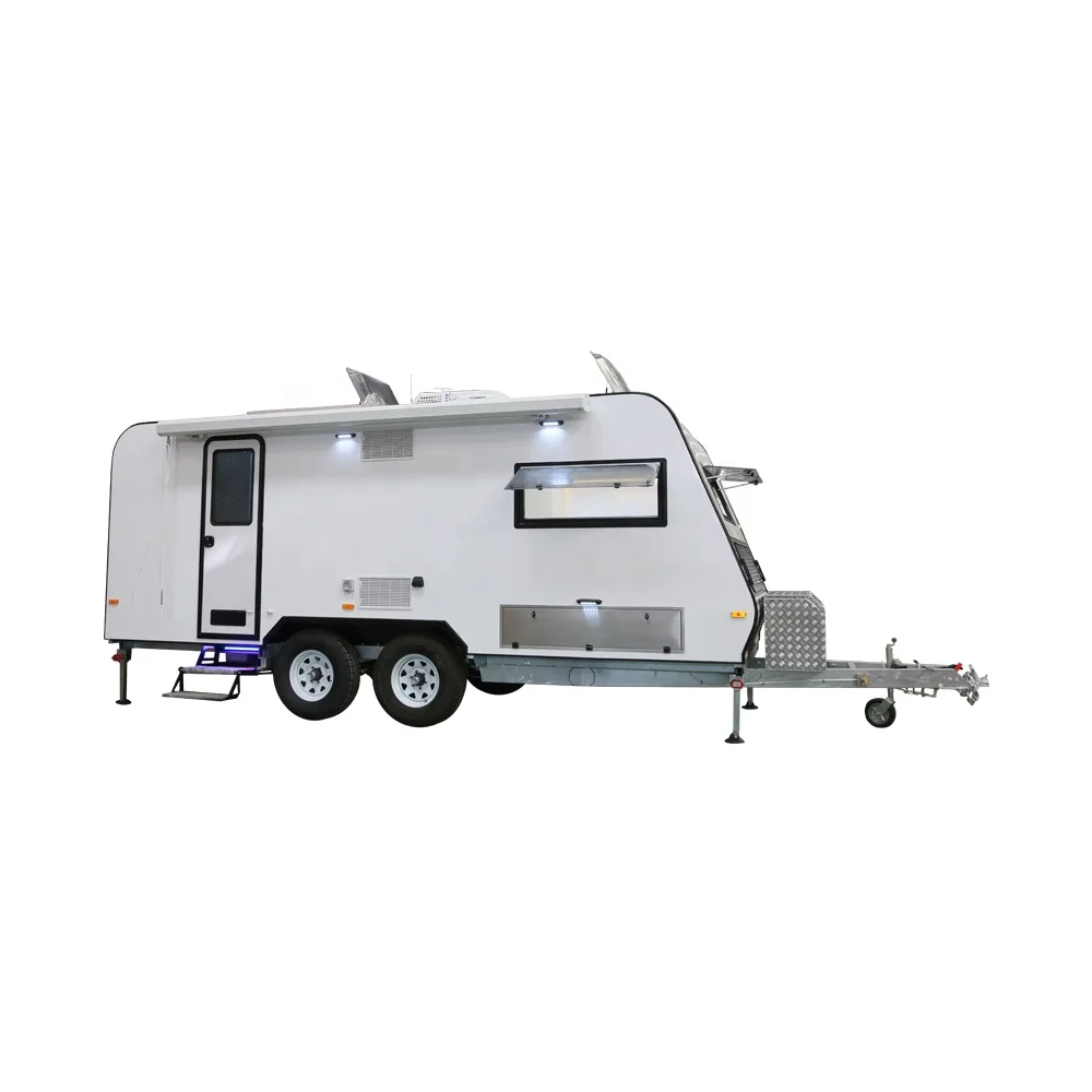High Quality Ecocampor Camper Trailer Camping Trailer Travel Trailer Utility Campers with Kitchen and tent