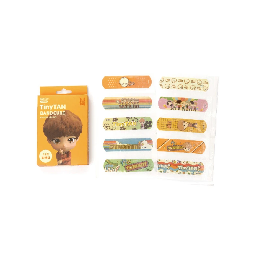 TinyTAN Disposable Bandage 10 different bandage designs per member New Best Selling In Korea The Best Selling