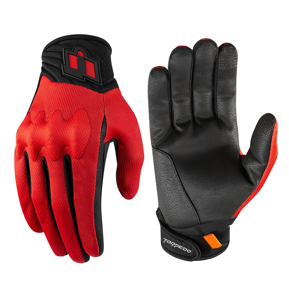 Custom Sports Racing Riding Glove Anti Slip Latest Design Full Finger Professional Touch Screen Motorbike Motorcycle Gloves