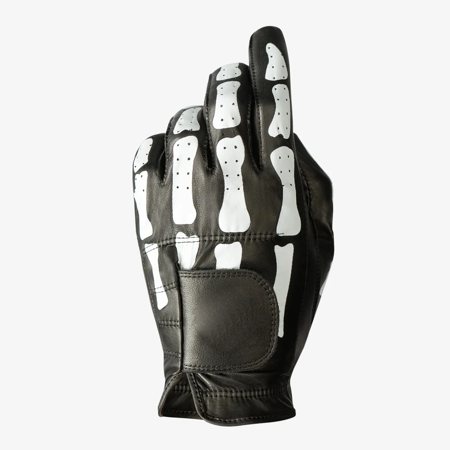 skull golf gloves Qualified 1 Hand Leather Print Golf Gloves Synthetic Leather Golf Gloves With Package