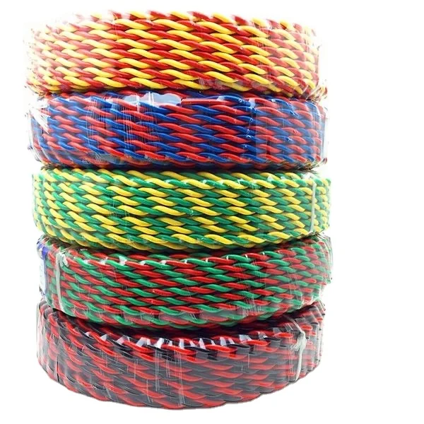 Best Price 2-Core RVS Copper Cable Insulated Stranded Conductor Overhead Electrical Wiring PE Insulation Material