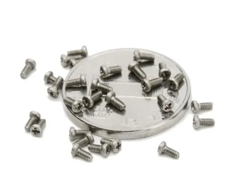 Factory custom M0.6-M1.0 precision micro small screws carbon steel stainless steel screws custom precision micro screws