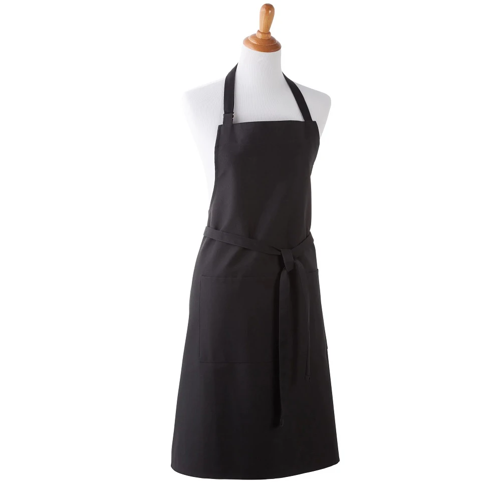 Soft Pure 100% Cotton Kitchen Apron With Adjustable Neck Strap & Ties With Centre Pocket Strong Durable Chef Choice Ecofriendly
