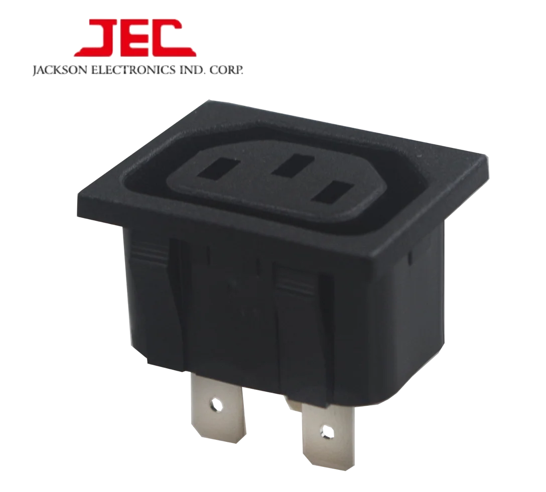 JEC Taiwan IEC C13 AC INLET