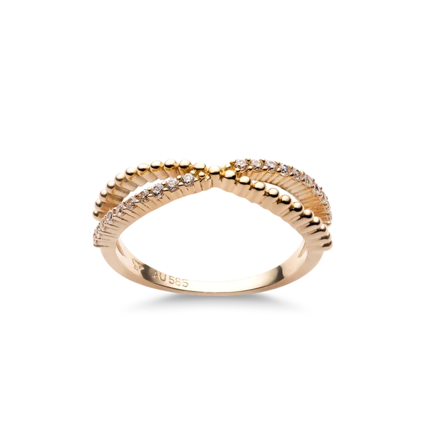 Custom Gold Ring Jewelry Rings Jewelry Jewelry Manufacturer NPTB269 HTJ Brand - Vietnam Engagement Women 14k Solid Gold