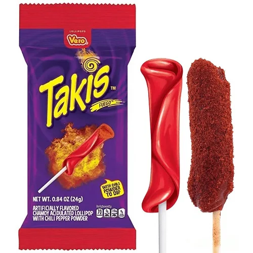 Takis Fuego Flavored Tortilla Chips - Pack of 3 - 56g