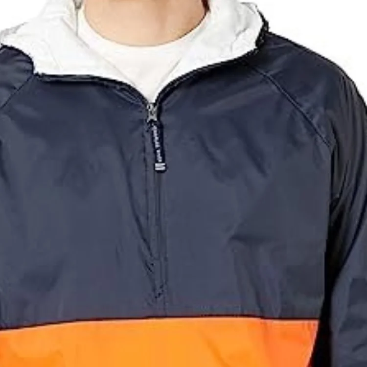 New Design Custom Pullover Waterproof Polyester Windbreaker Jacket Wholesale  Wind Breaker Jacket