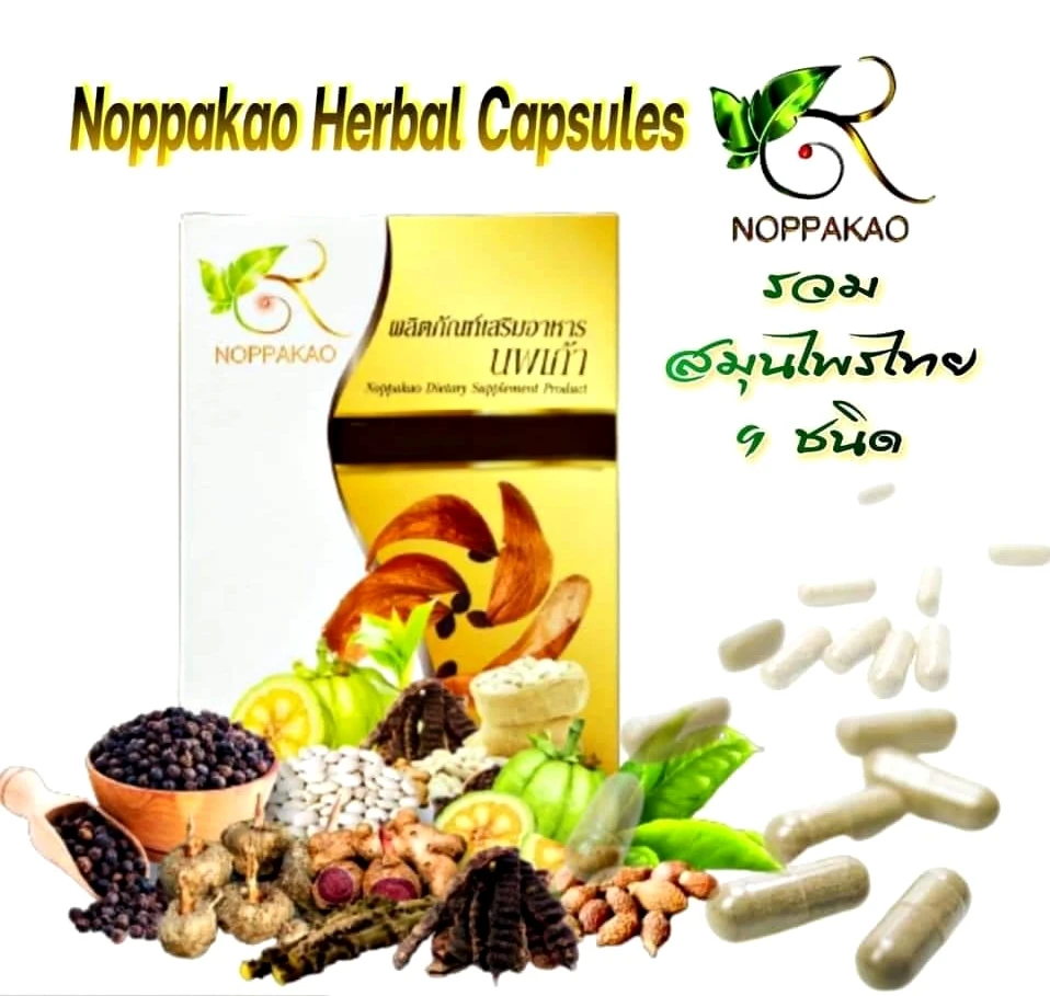 Private Label Dietary Supplement Product Herbal Capsule Pills Noppakao Brand Premium Quality from Thailand for 100% Export