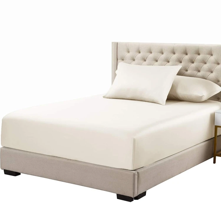 Customized Attractive Style Cheap Price New Collection Wholesale Silk Bed sheet Set Available on Affordable Prices