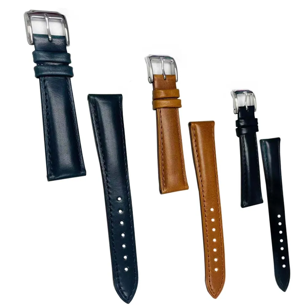 Oem Multicolor Stylishly Designed Multi Size Italian Leather Accessories Watch Leather Bracelet Straps For Wristwatches
