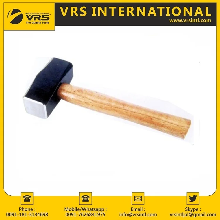 Premium Quality Carbon Steel Head Club Hammer with Wooden Handle available in Various Sizes at Reasonable Price in India