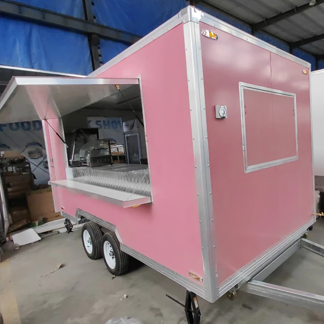 2024 Pop Aesthetics Catering Trailer New Coffee Pizza Mobile Food Truck