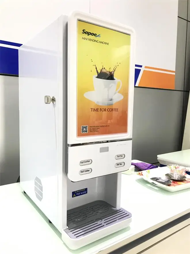 Automatic Mini Coffee Vending Machine Tea Dispenser Equipment
