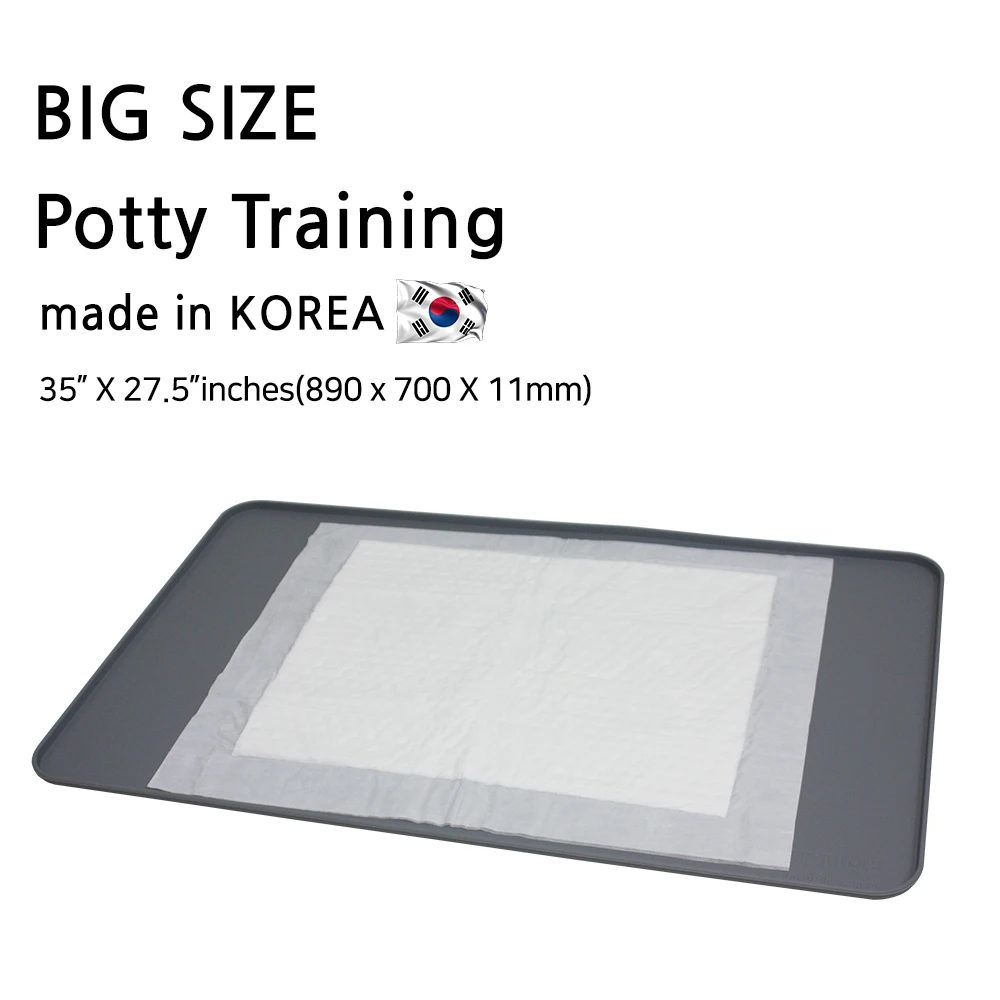 Korean supplier Wholesale Pet Dog Training Toilet Indoor Dogs Potty BIG SIZE Pad Silicon Holder Tray Pet Toilet