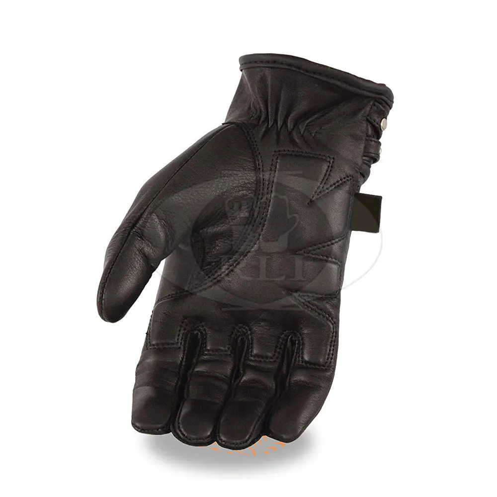 Custom Made Leather Driving Gloves Printed Logo Genuine Leather Driving Gloves