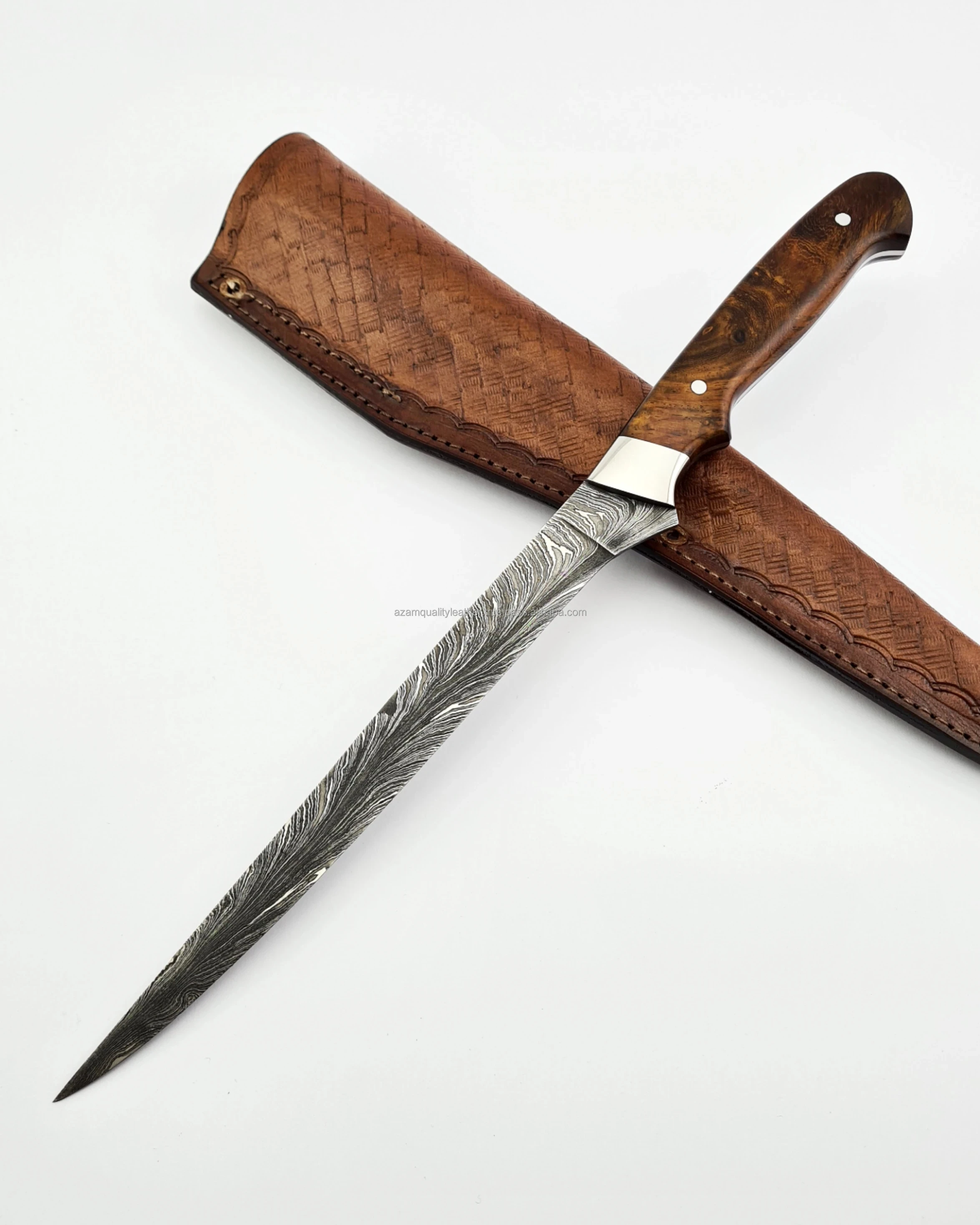 Custom Handmade Stainless Steel High Polished Fillet Fishing Chef Kitchen Knife