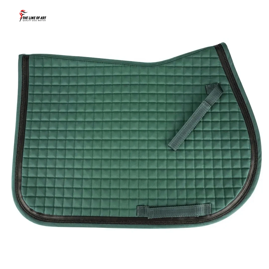 Wholesale Equestrian Suppliers Competition half Saddle Blanket Dressage Saddle Pad Cloth