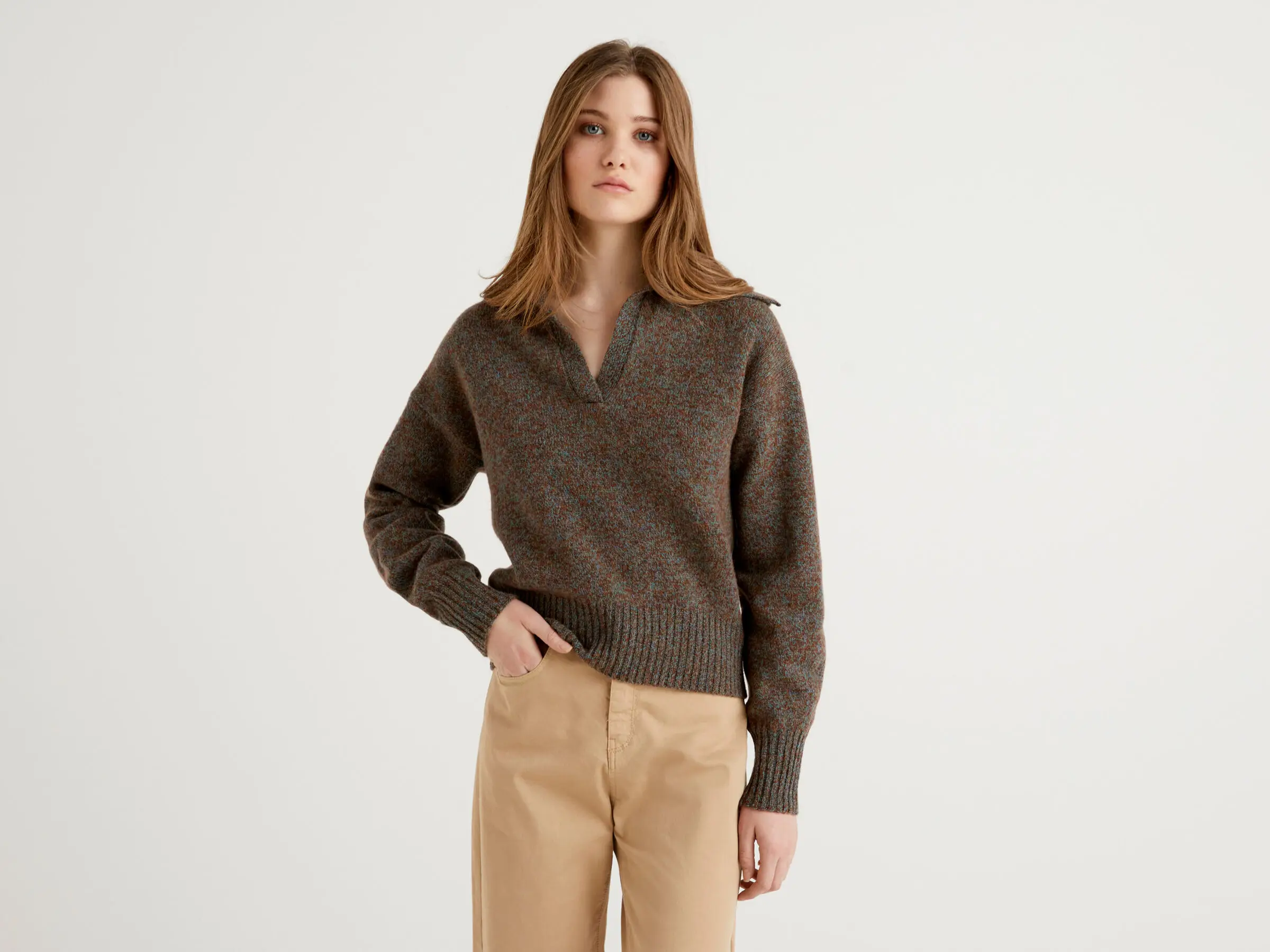 2022 New fashion sexy knit solid color big sweater Coat for women Street wear casual women sweater knit wear wool machine made