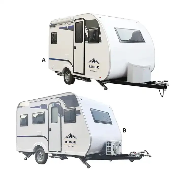Brand new Lightweight Mini Camper Trailer Teardrop Camper RV Caravan Ready For Export
