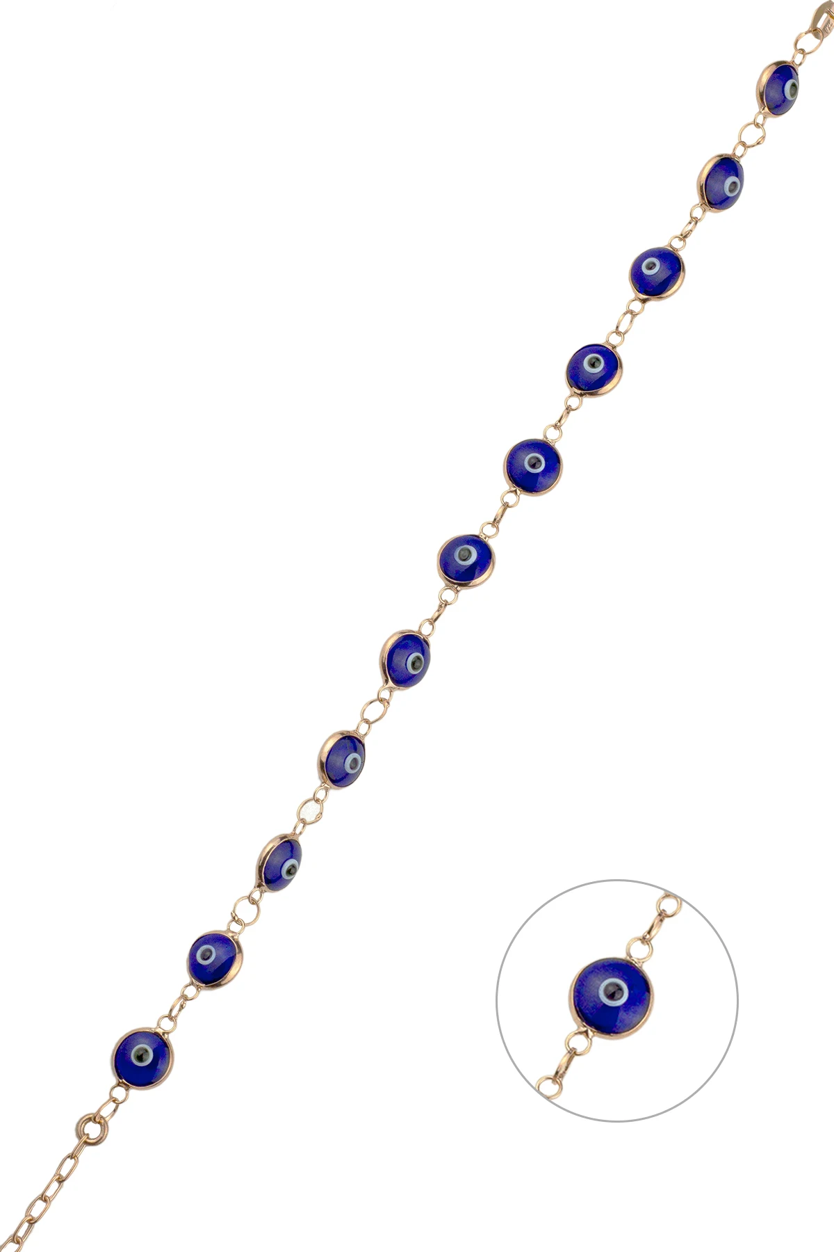 Браслет с голубым сглазом и большими глазами, 925 браслет с цепочкой из стерлингового серебра, очаровательный браслет для подарка матери