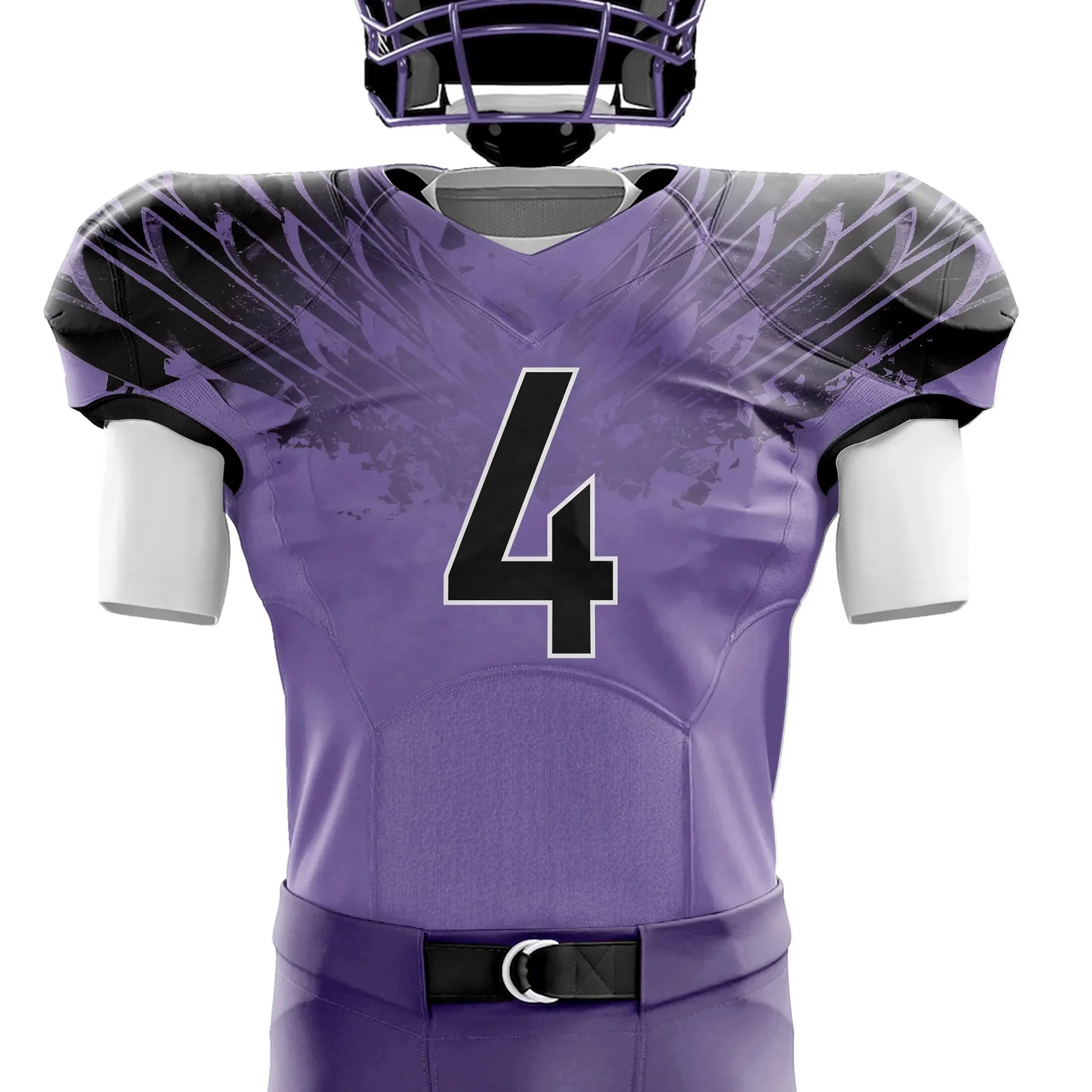 New Quality Sublimation Designs Football Shirts Custom Team Sports Stitched American Football Uniform Jerseys and Pants
