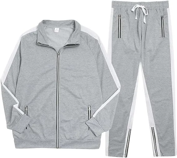 Custom Men Tracksuit Casual Warm Running Home Clothing Sportswear Training Wear Jogging Suit